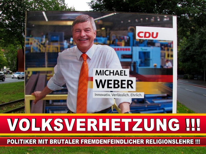 Michael Weber CDU Wahlplakat Wahlwerbung Bielefeld Volksverhetzung durch Religion